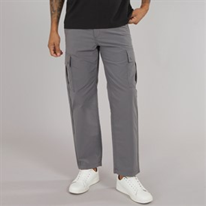 JACK & JONES Mens Karl Kurtis Snap Cargo Trousers Castlerock