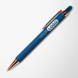 Engraved Gem Soft Touch Stylus Pen