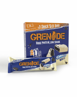 OREO White Protein Bar Snack Size 35g - 3 Pack