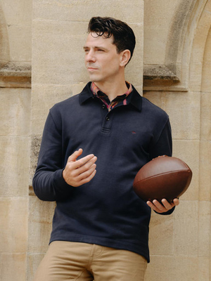 Navy Rugby Sweatshirt