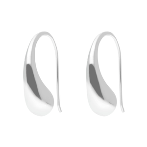 New Sterling Silver Hook Through Classic Drop Earrings