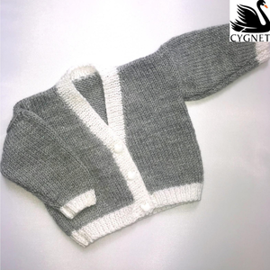 Cardigan in Cygnet Glittery DK (CY1144) - PDF - Print at Home