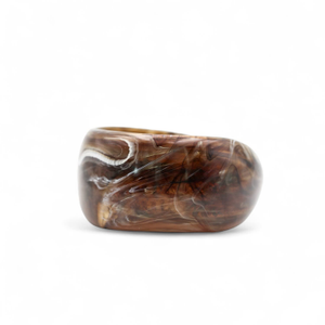 Mocha Marble Bangle (one size)