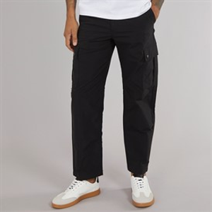 JACK & JONES Mens Karl Kurtis Snap Cargo Trousers Black