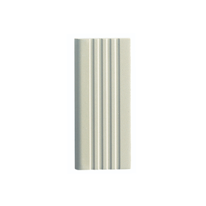 Steptread 150x60 External White Stair Nose Tiles Rectified