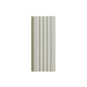 Steptread Speckled 150x60 External White Stair Nose Tiles Rectified