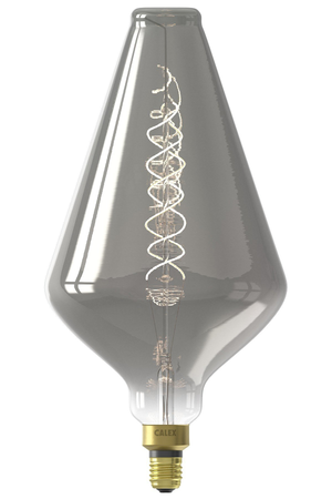 Calex Vienna Globe LED Lampe Ø188 - E27 - 80 Lm - Titan - Vintage Lampe