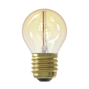 E27 LED Lampe Filament - 1W - 2100K - 50 Lumen - Gold