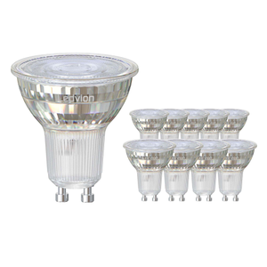 10x Ampoules LED GU10 Dimmable  - 3W - Blanc Neutre - 4000K - 345 Lumen - Pack économique