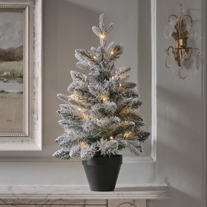 60cm verschneiter LED-Weihnachtsbaum