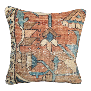 Handmade Antique Rug Pillow Cover