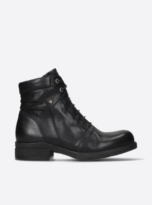 Center WR – black leather - Black, 42