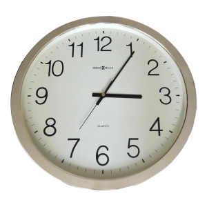 1970’s Mid-Century Modern Howard Miller Wall Clock