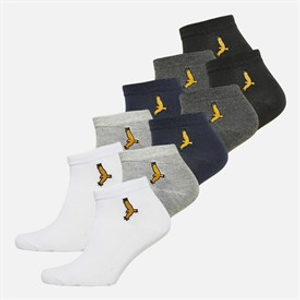 Brave Soul Boys Ten Pack Trainer Socks Multi