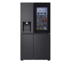 Lg GSXE90EVAD Side-By-Side Refrigerator 628L InstaView - Black Steel