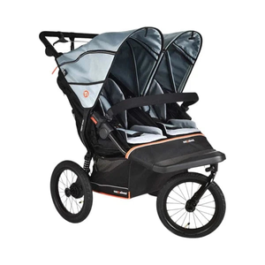 Out N About Nipper Double V6 Plus Pushchair - Rocksalt Grey