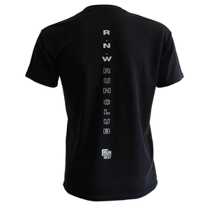 RNW Run Club Recycled Tech Tee - Black