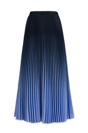 Kate Ombre Periwinkle Pleated Skirt (one size)
