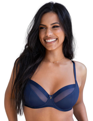 Pour Moi Viva Luxe Underwired Bra - Navy
