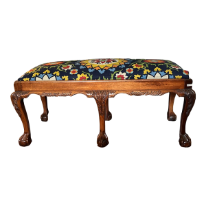 Early 20th Century Antique Chippendale Bench