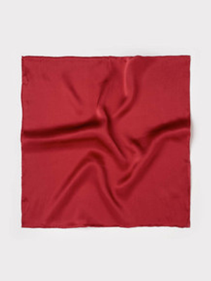 Wine 100% Silk Pocket Square