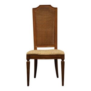 Thomasville Furniture Milano Collection Italian Neoclassical Tuscan Style Cane Back Dining Side Chair 752-8
