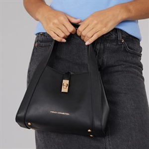 French Connection Womens Lock Bag Black