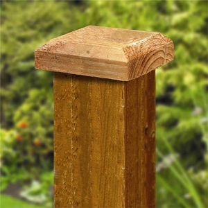 Post Caps - For 100mm post, Brown