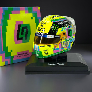 F1 Lando Norris McLaren 2024 Silverstone 1:5 Scale Helmet