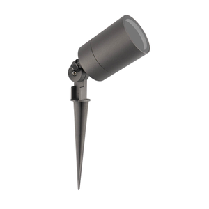 Spot à piquer LED - Aluminium - Raccord GU10 - IP65 - Câble 2M - Anthracite