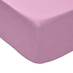DOUBLE FITTED SHEET Luxury Percale Rose Pink 6B