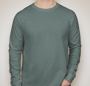 Bella + Canvas Long Sleeve Jersey T-shirt - Blue Storm