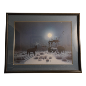 “Sacred Realm” – Triple Signed Donald Vann Native American Spirit Print
