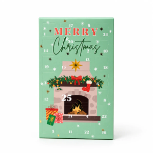 Christmas Fireplace Advent Calendar 2026 - Pack of 10