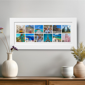 Custom 12 Photo Panoramic Collage