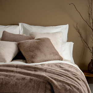 Fawn Faux Fur Throw