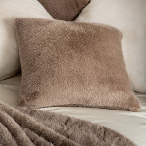 Fawn Faux Fur Cushion
