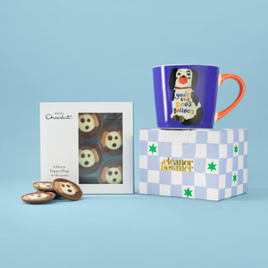 Hotel Chocolat Dapper Dogs & Eleanor Bowmer You're The Dogs Bollocks Mug