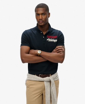 Polo Classic Fit con Applicazioni