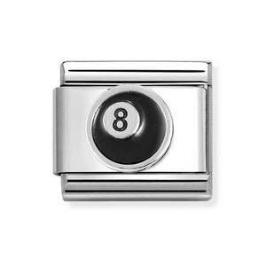 Classic Silver 8 Ball Charm