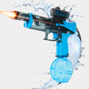 funiq Electric Water Pistol with LED Light and Electric Continuous Emission - Blue