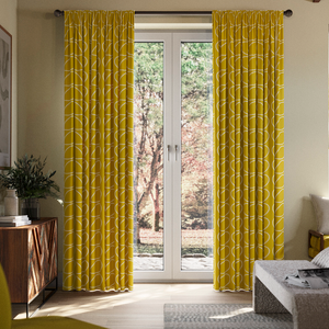 Orla Kiely Jumbo Linear Stem, Sunflower - Made to Measure Curtains