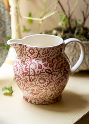 Pink Wallpaper 1 1/2 Pint Jug - Pattern Archive