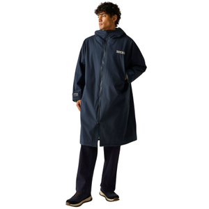 Regatta Outdoor Active Adults Waterproof Changing Robe - XS/S / Navy/Ivy Moss