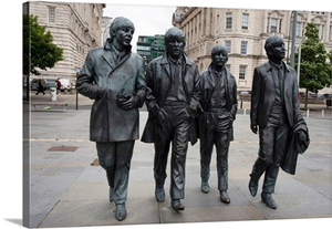 Beatles Sculpture By Anthony Edwards, Liverpool, Merseyside, England, United Kingdom