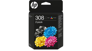 HP 308 BLACK/TRI-COLOR ORIGINAL (6L6S6UE)