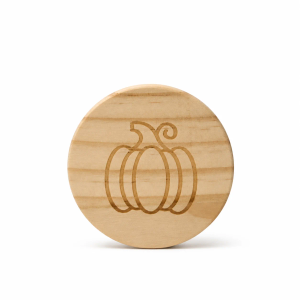 20cl Pumpkin Wooden Lid - Pack of 6