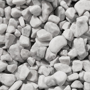 White Pebbles - Poly bag (approx 20-25kg)