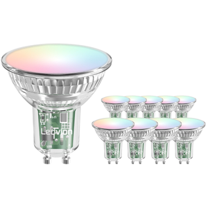 Smart RGB+CCT GU10 LED Spot Dimmbar - Wifi - 4.9W - 10 Stück
