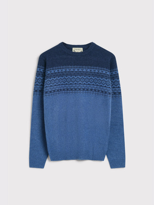 Blue Aspen Crew Neck Jumper
